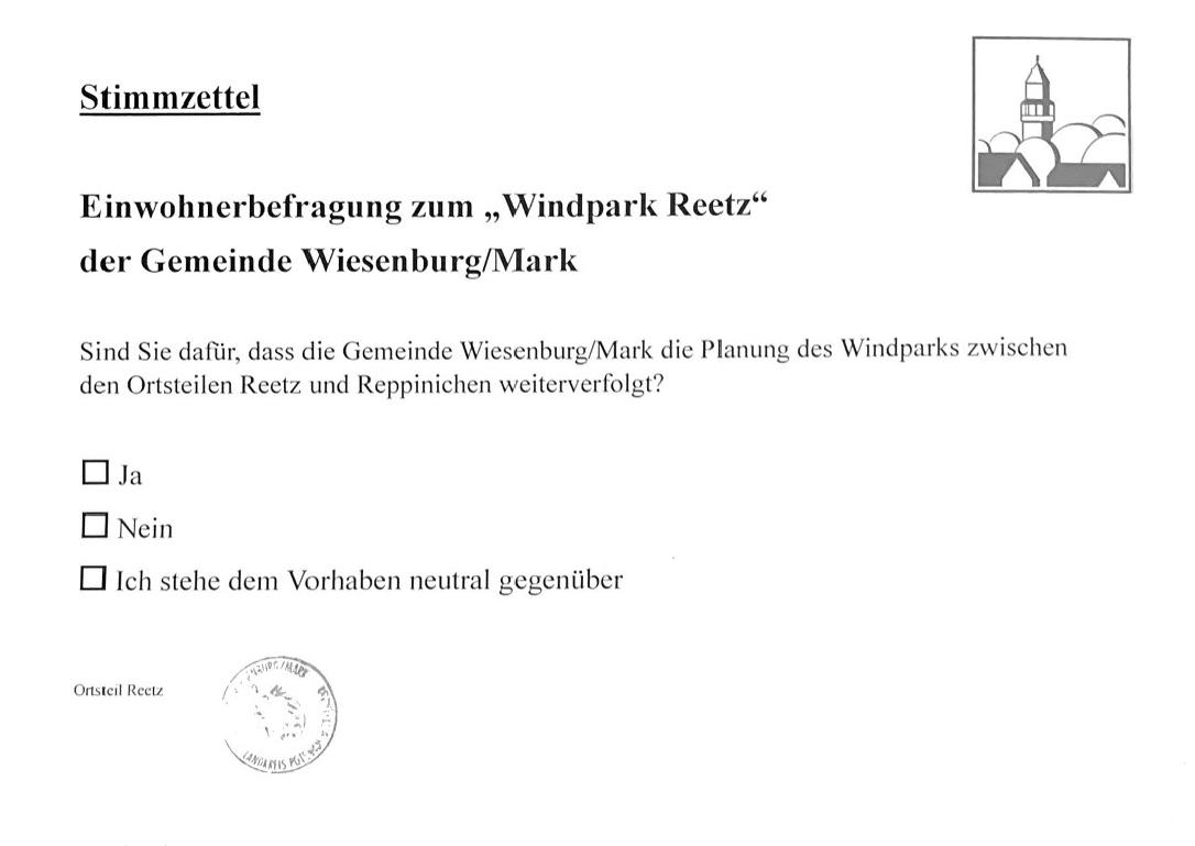 2026 03 01 Wahlzettel Reetz